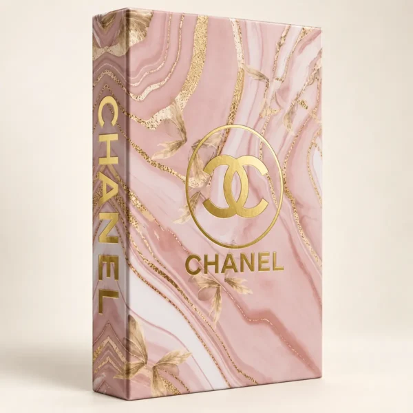 Faux Livre Chanel Rose Marbre