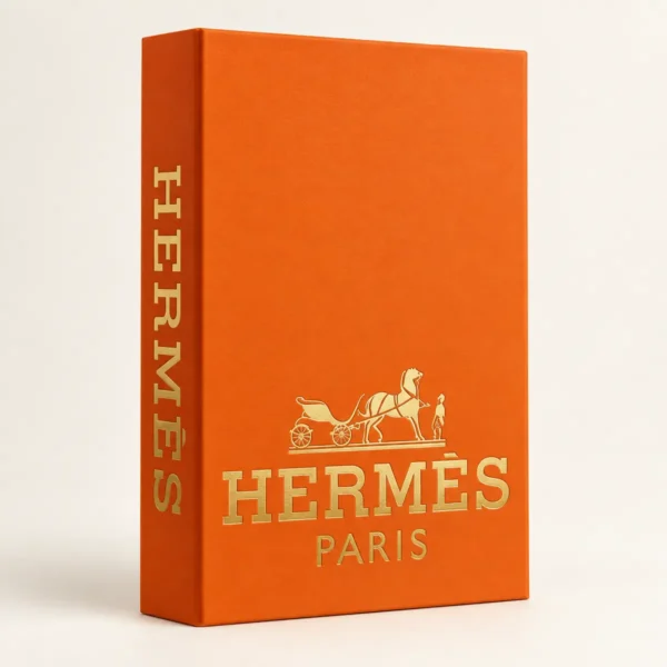 Faux Livre Hermès Paris Orange