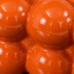 Boîte à mouchoirs Bulles orange – Image 3