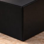 Boîte à mouchoirs Équestre noire et dorée – Image 3