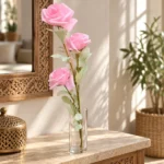 Roses et plumes artificielles décoratives