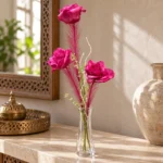 Roses et plumes artificielles décoratives – Image 5