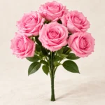 Bouquet de roses artificielles — 7 fleurs – Image 2