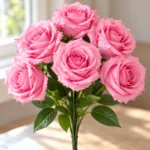 Bouquet de roses artificielles — 7 fleurs – Image 3