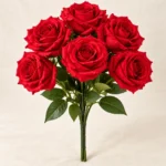 Bouquet de roses artificielles — 7 fleurs – Image 4