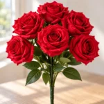 Bouquet de roses artificielles — 7 fleurs – Image 6