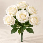Bouquet de roses artificielles — 7 fleurs – Image 7
