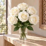 Bouquet de roses artificielles — 7 fleurs – Image 8