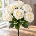 Bouquet de roses artificielles — 7 fleurs – Image 9