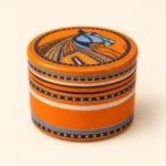 Boîtes rondes orange — Décor équestre – Image 4